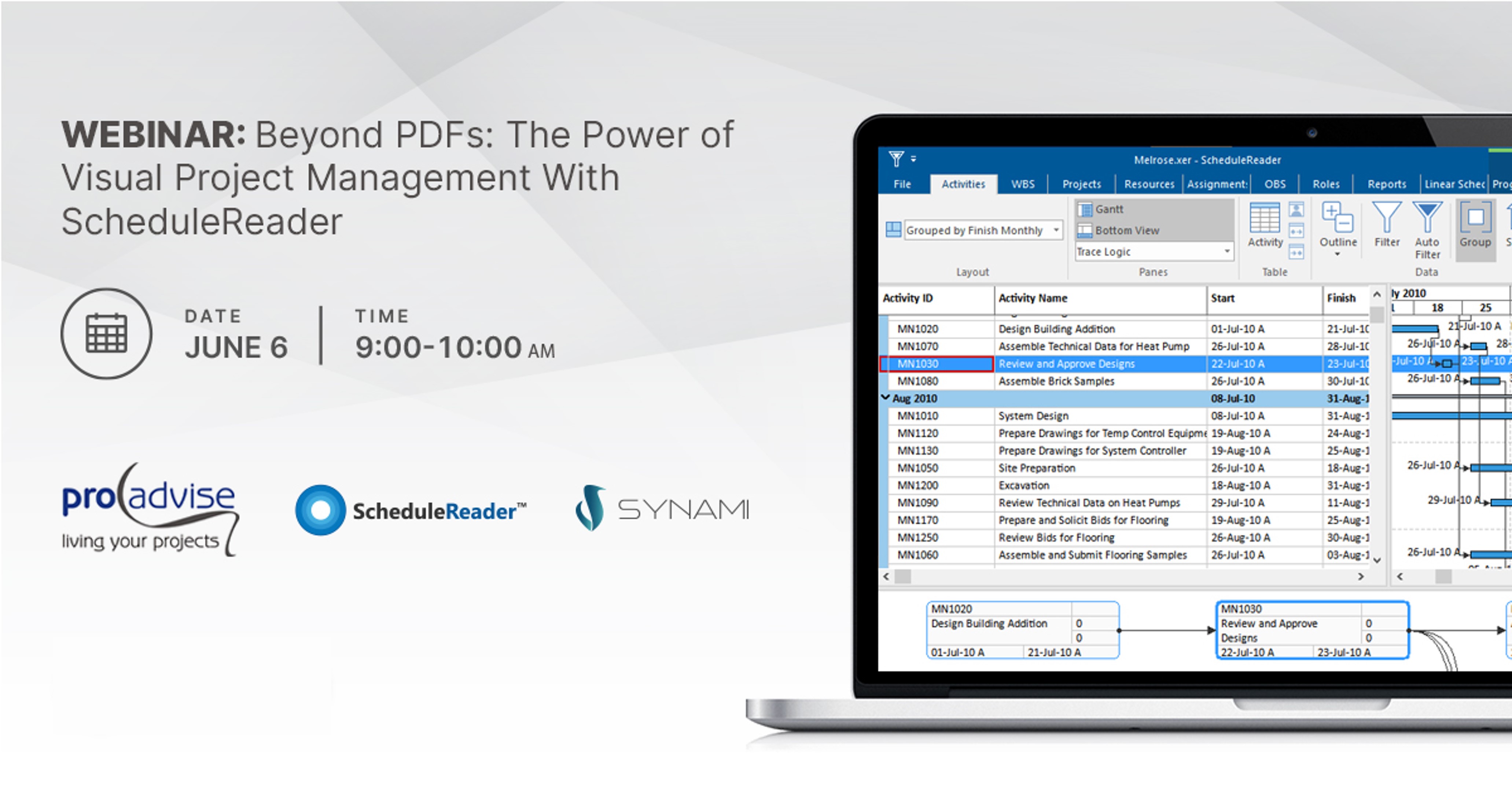 Webinar: Beyond PDFs: The Power of Visual Project Management with ScheduleReader